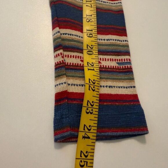 LRL Lauren Jeans Co. Vtg Southwest Dropped Waist Waffle Knit Dress Sz 1X - Picture 10 of 11